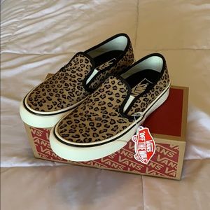 Vans Mini Leopard Slip On SF NIB